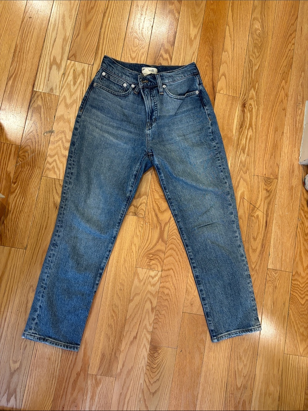 Madewell Women's Straight Leg Jeans - Blue Denim
